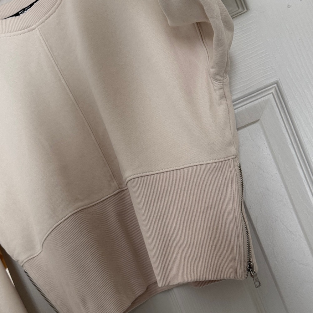 DKNY Women's Beige Sweatshirt - Picture 3 of 4